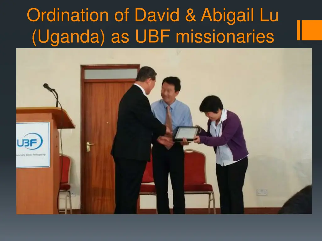 ordination of david abigail lu uganda