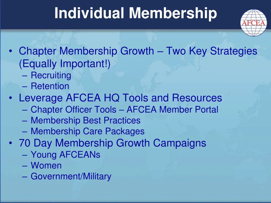 individual membership