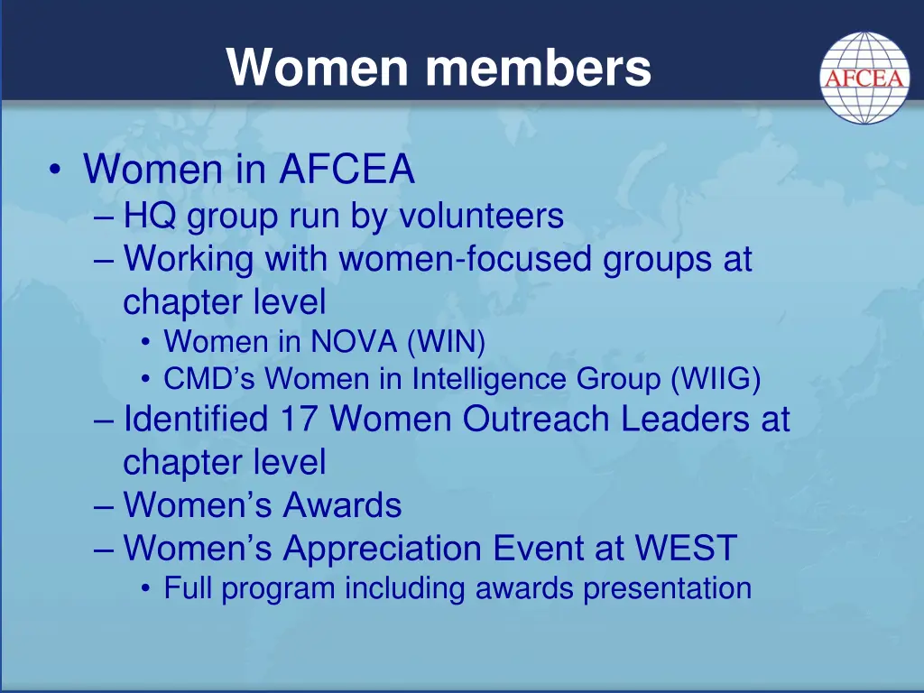 women members