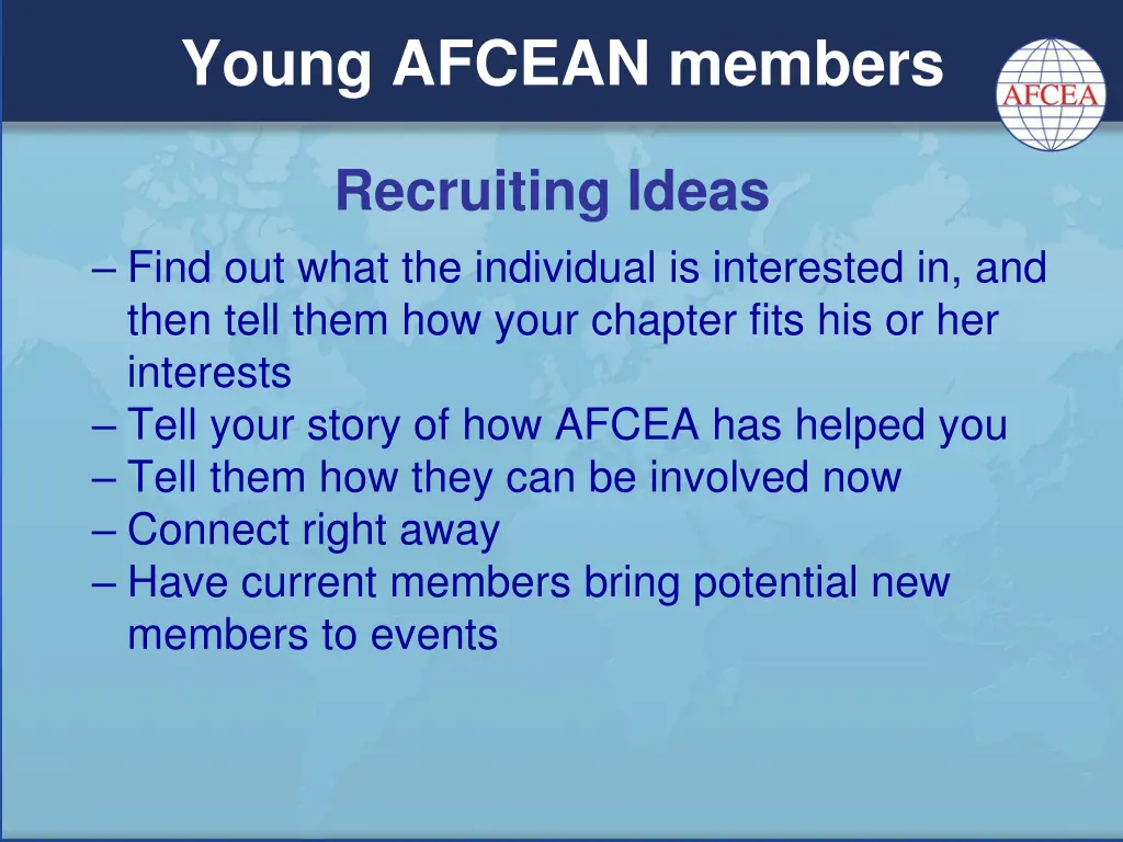 young afcean members 1