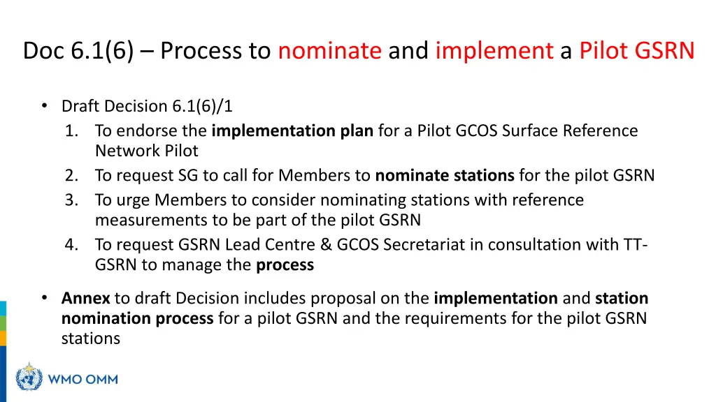 doc 6 1 6 process to nominate and implement