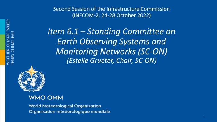 second session of the infrastructure commission