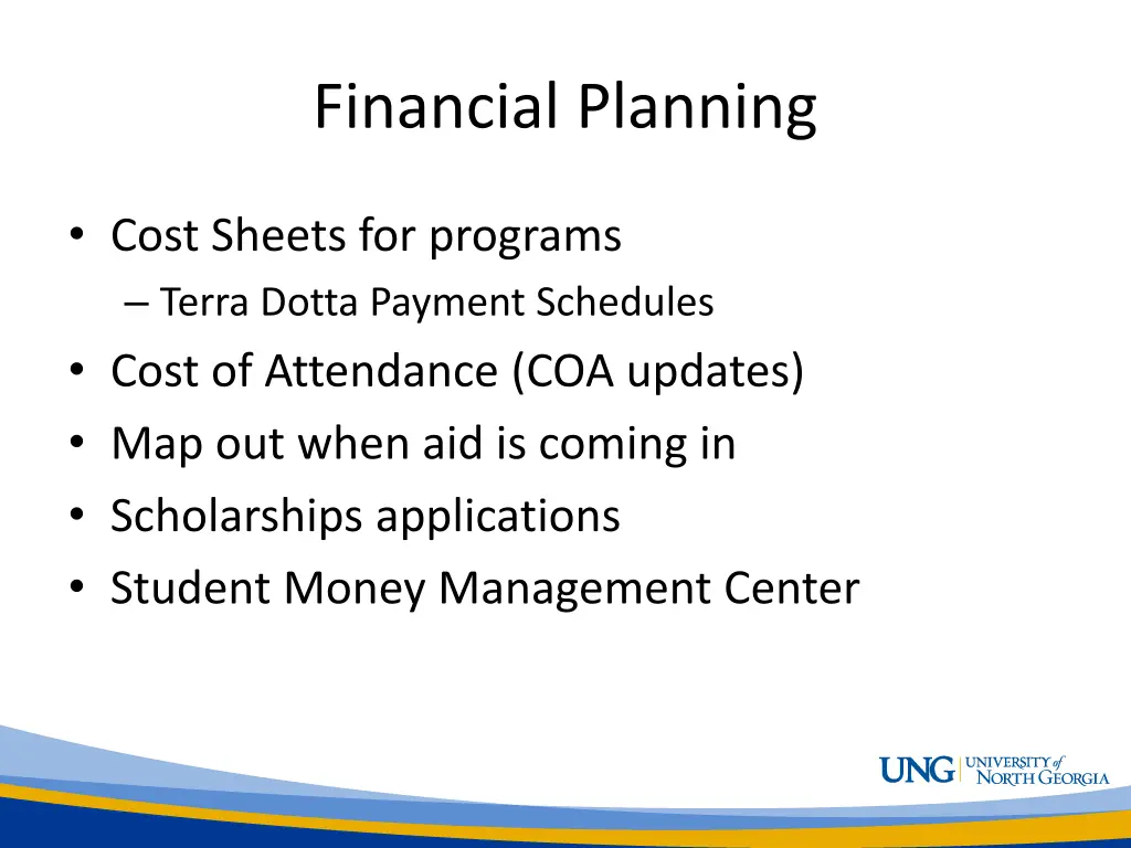 financial planning