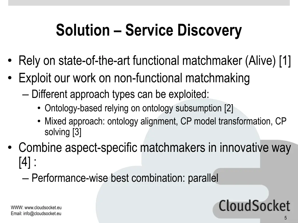 solution service discovery