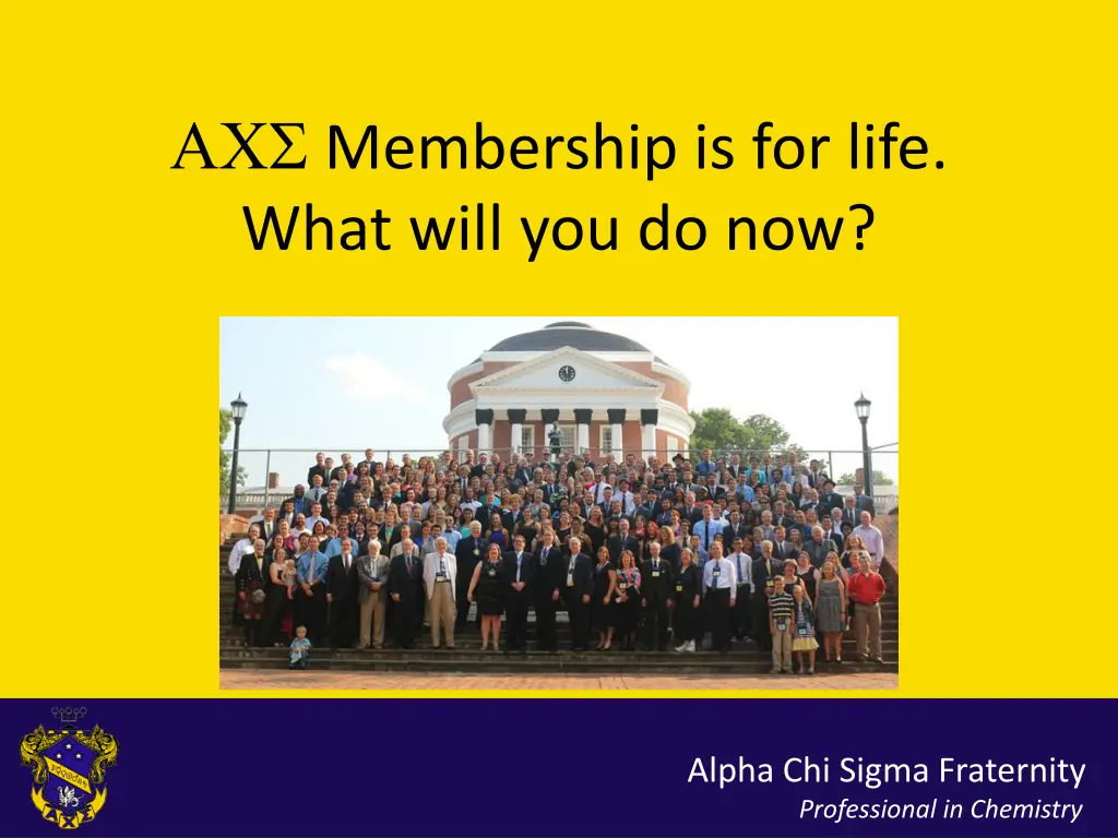 membership is for life what will you do now