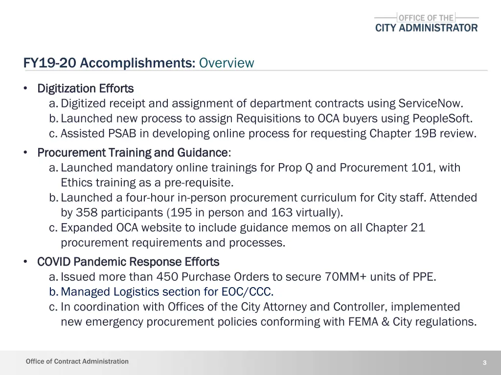 fy19 20 accomplishments overview