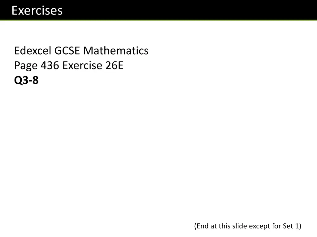 exercises 1