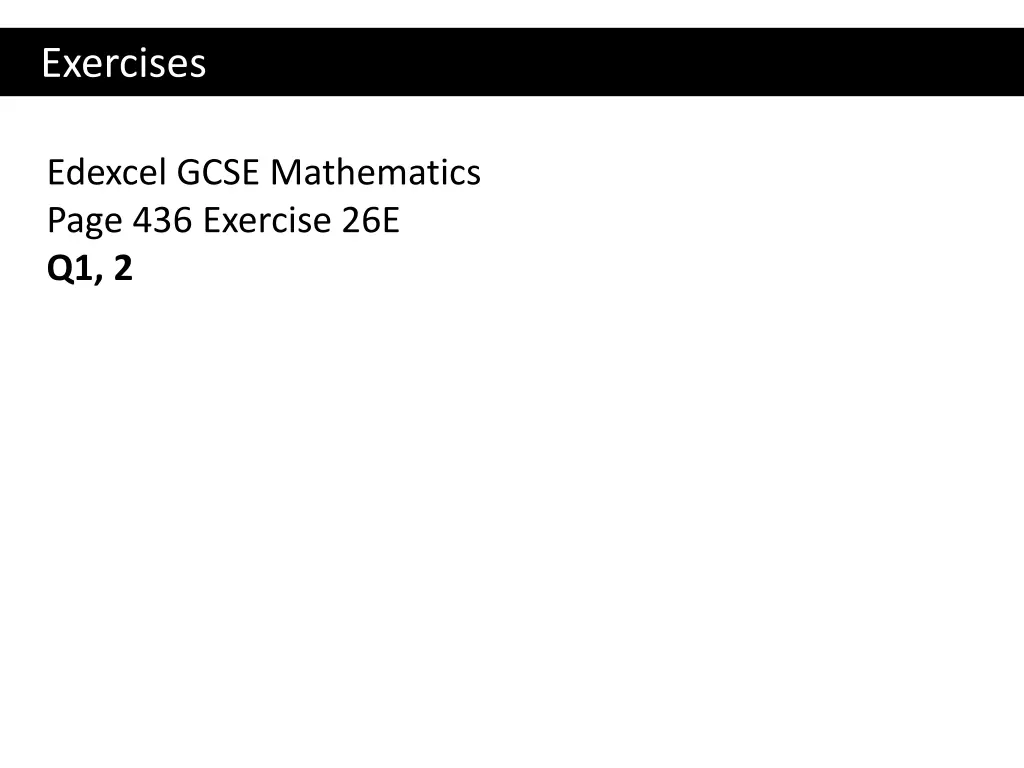 exercises