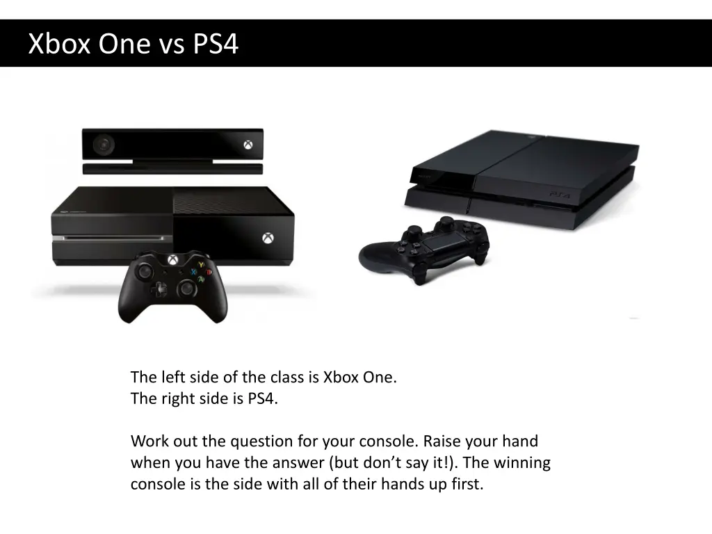 xbox one vs ps4