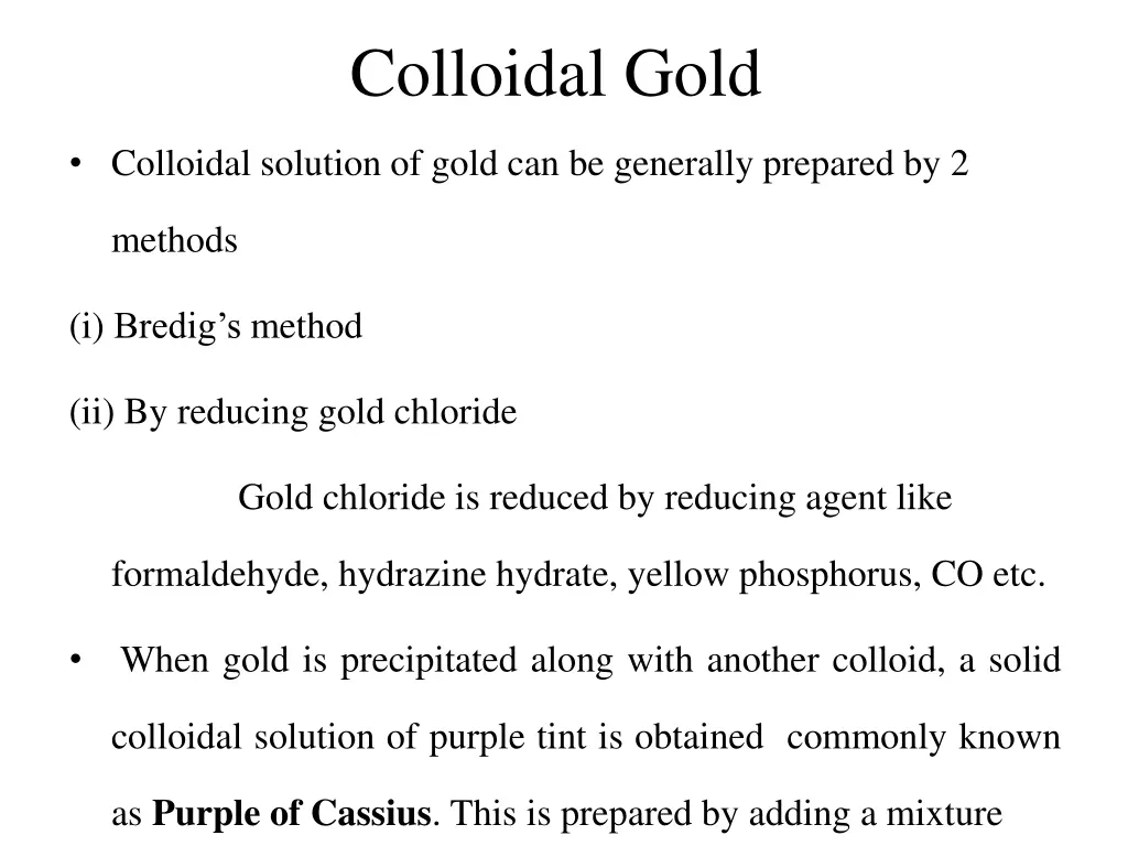 colloidal gold