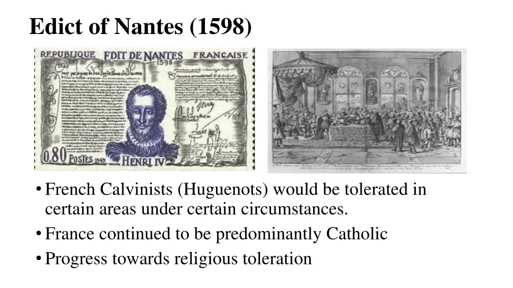 edict of nantes 1598