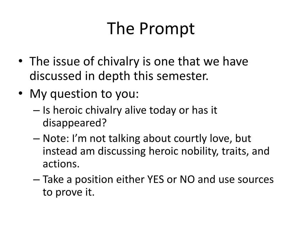 the prompt