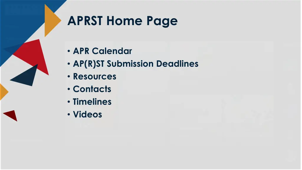 aprst home page
