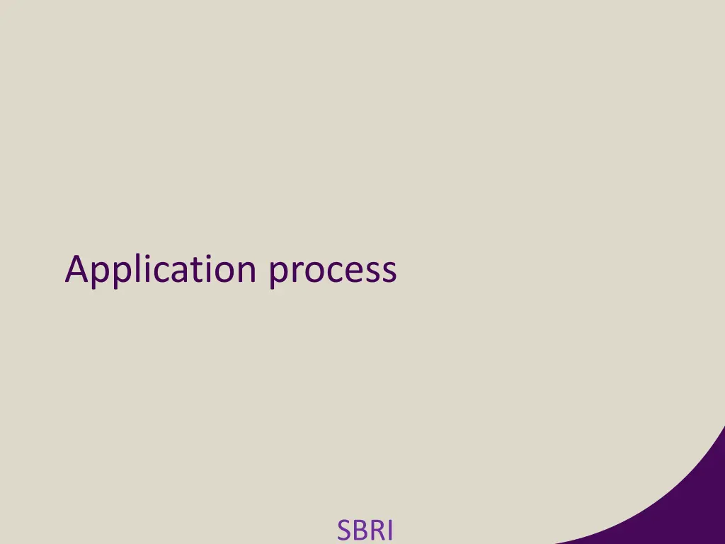 application process