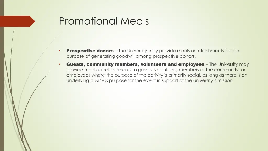 promotional meals