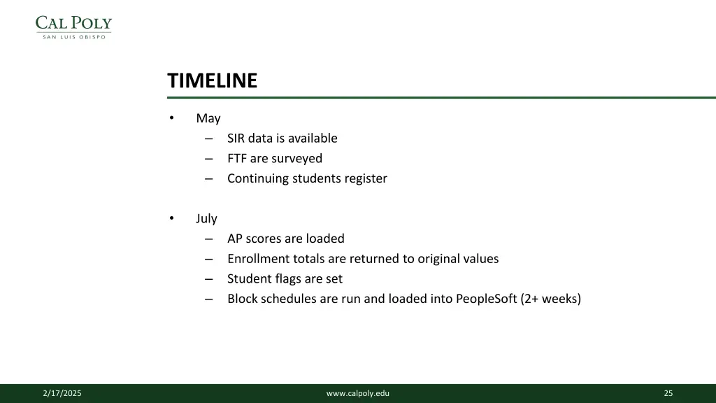 timeline 1