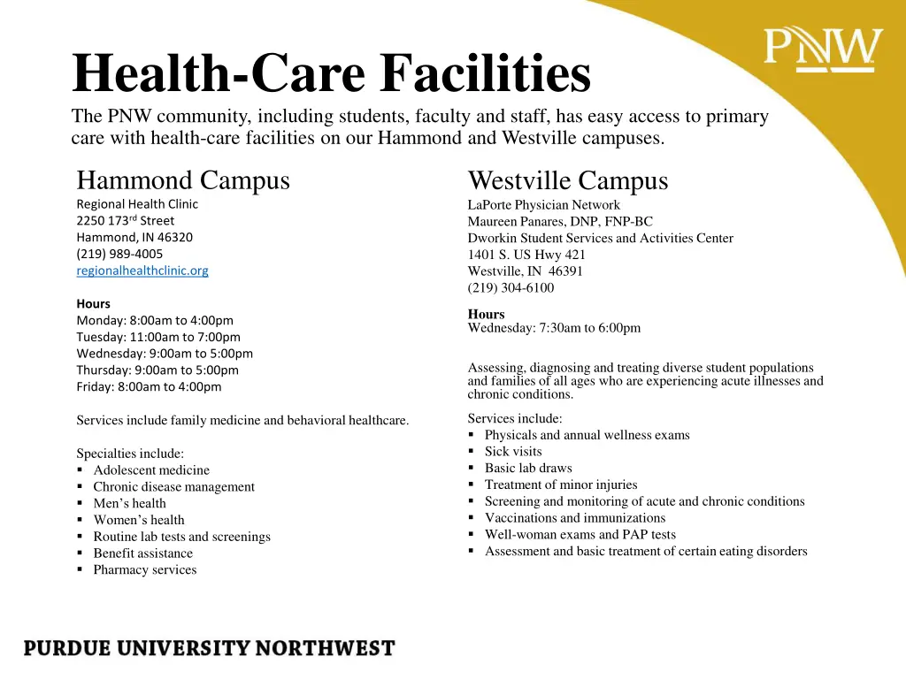 health care facilities the pnw community