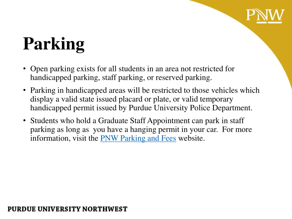 parking