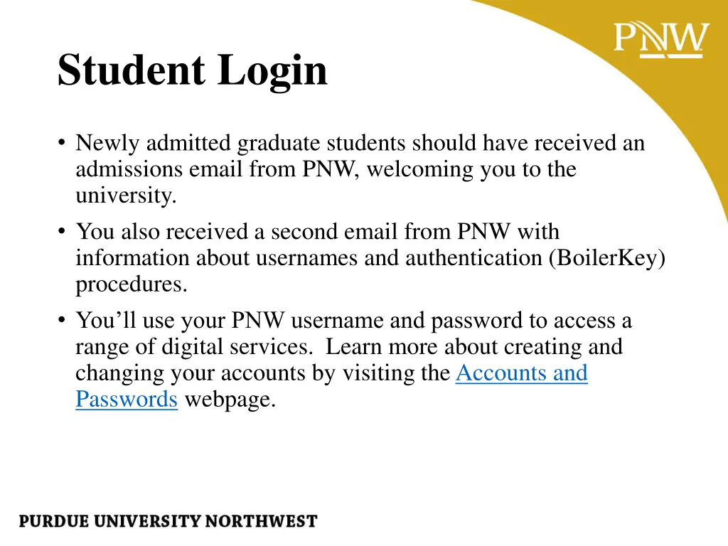 student login