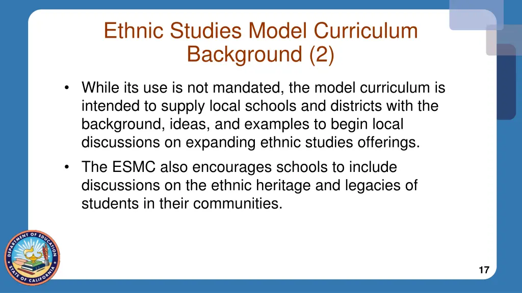 ethnic studies model curriculum background 2