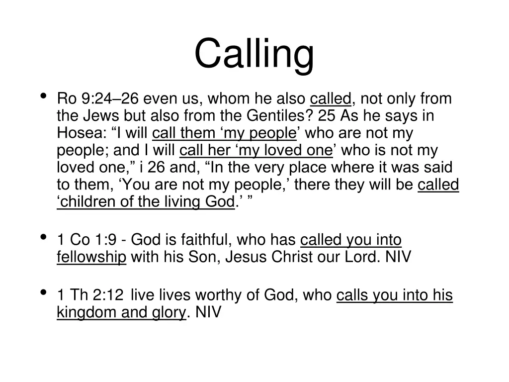 calling 5