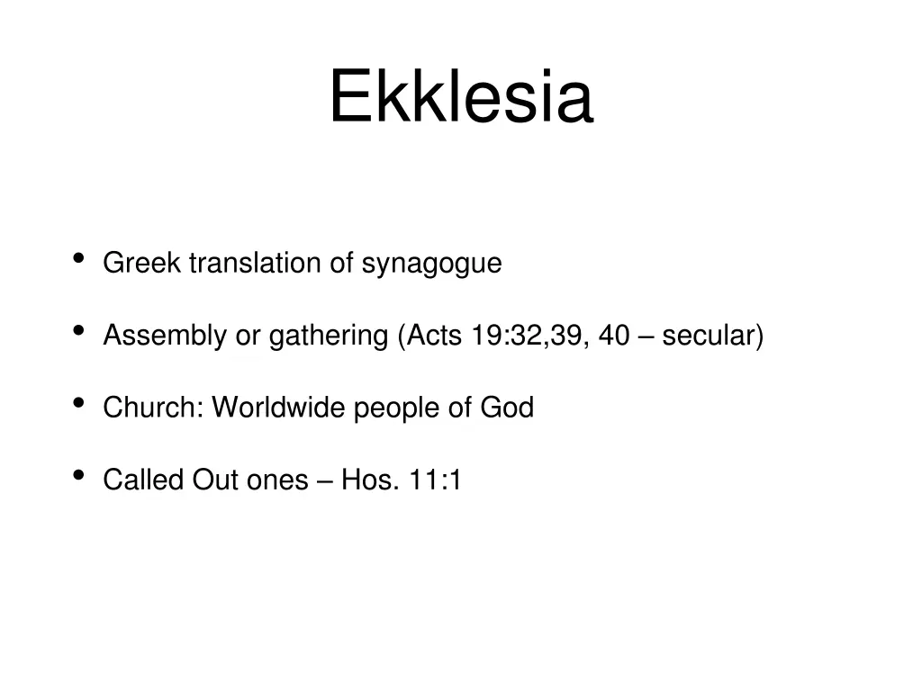 ekklesia
