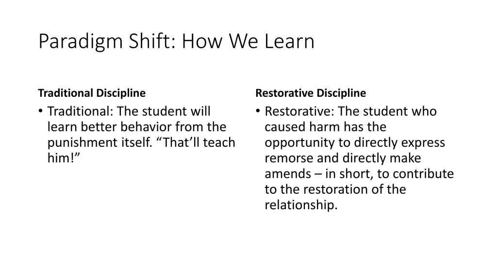 paradigm shift how we learn