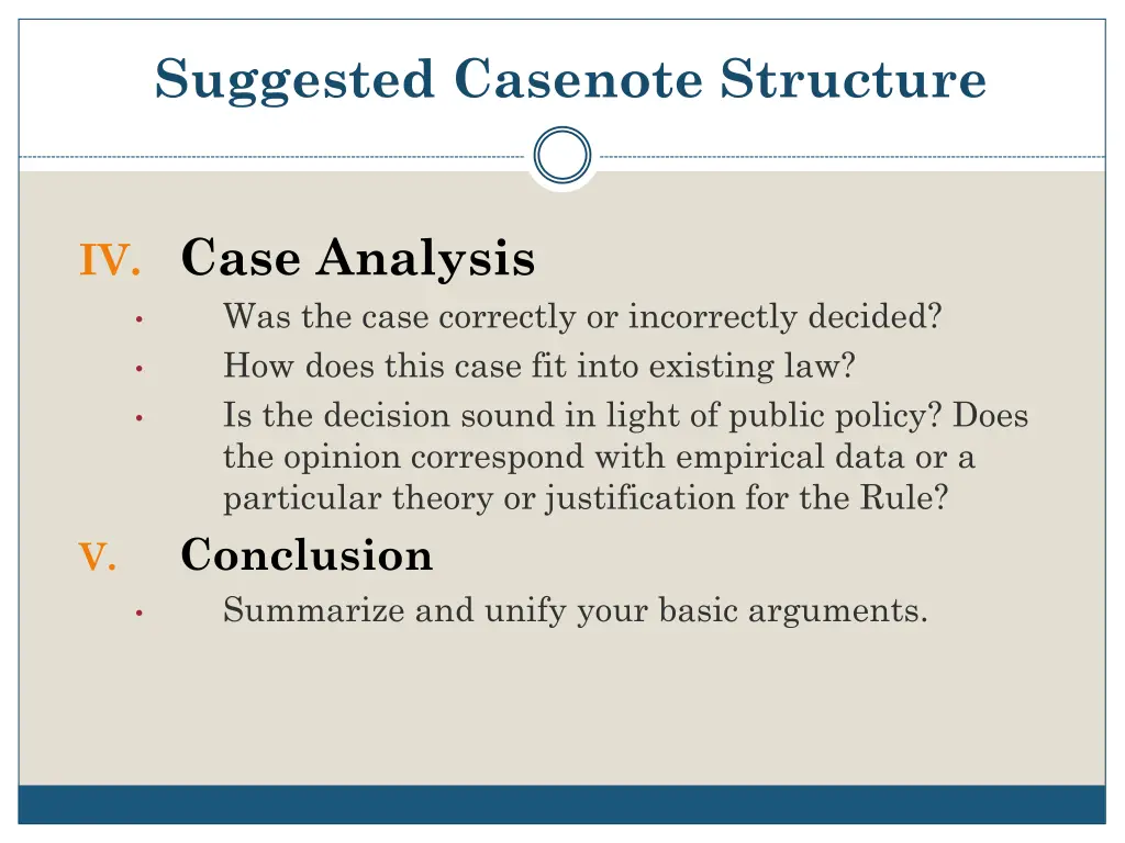 suggested casenote structure 1