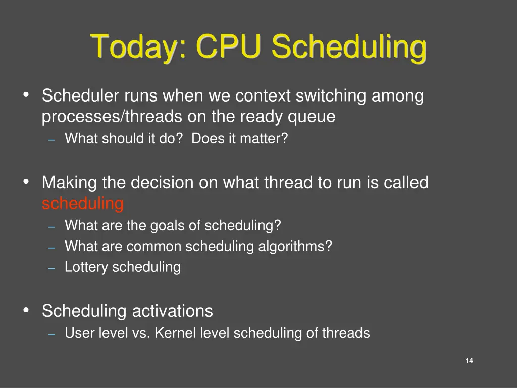 today cpu scheduling 1