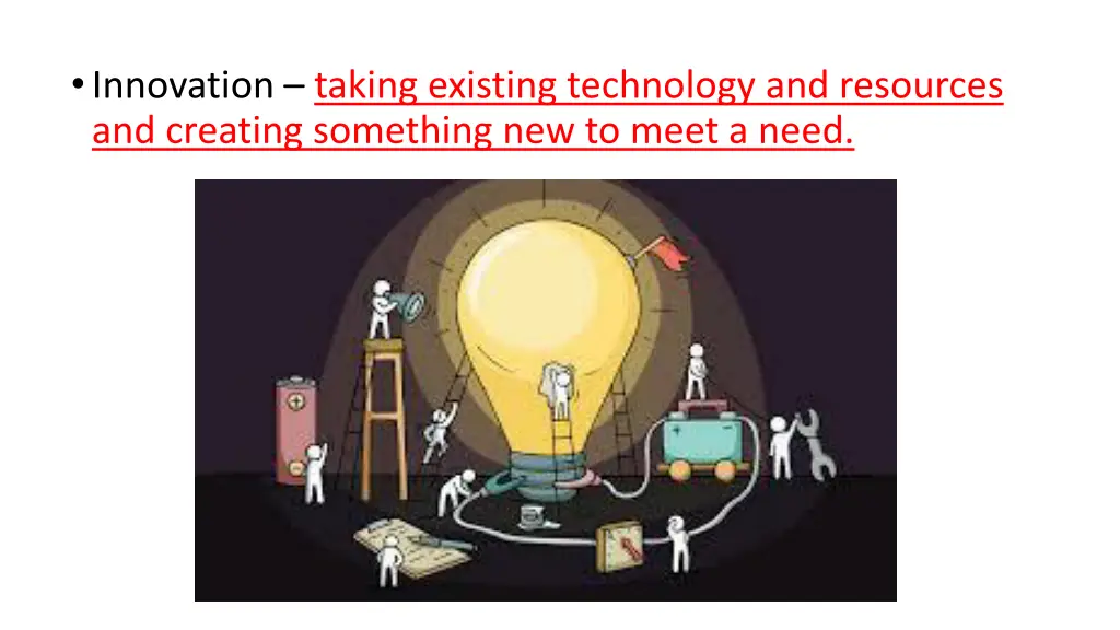 innovation taking existing technology