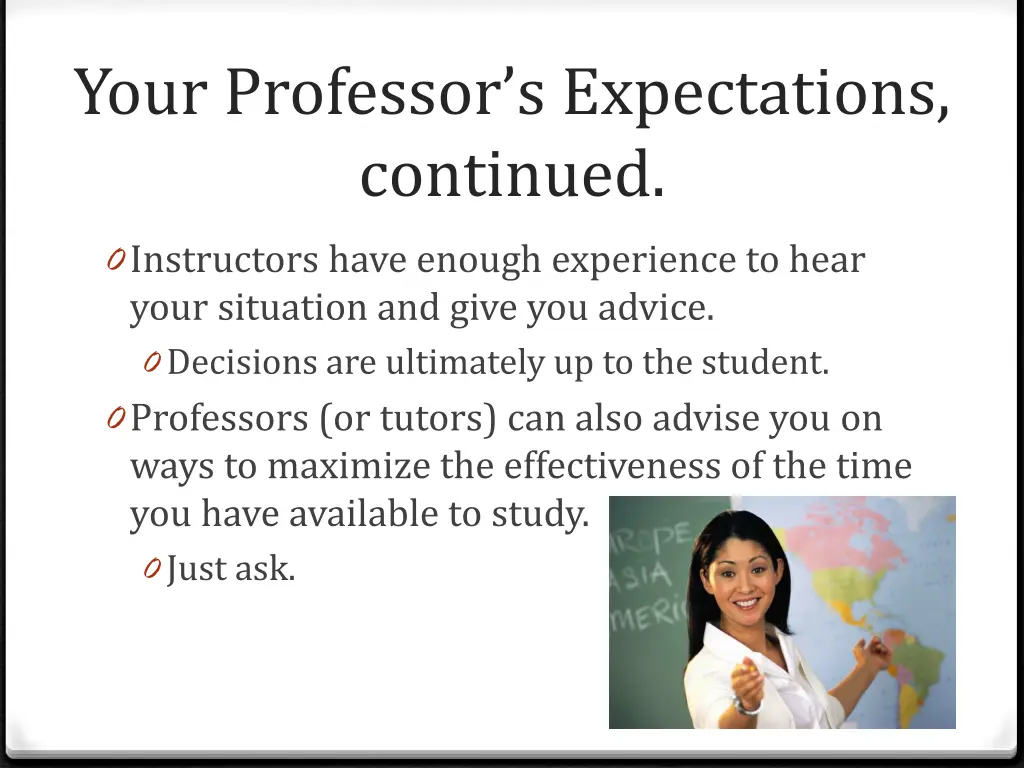 your professor s expectations continued 2