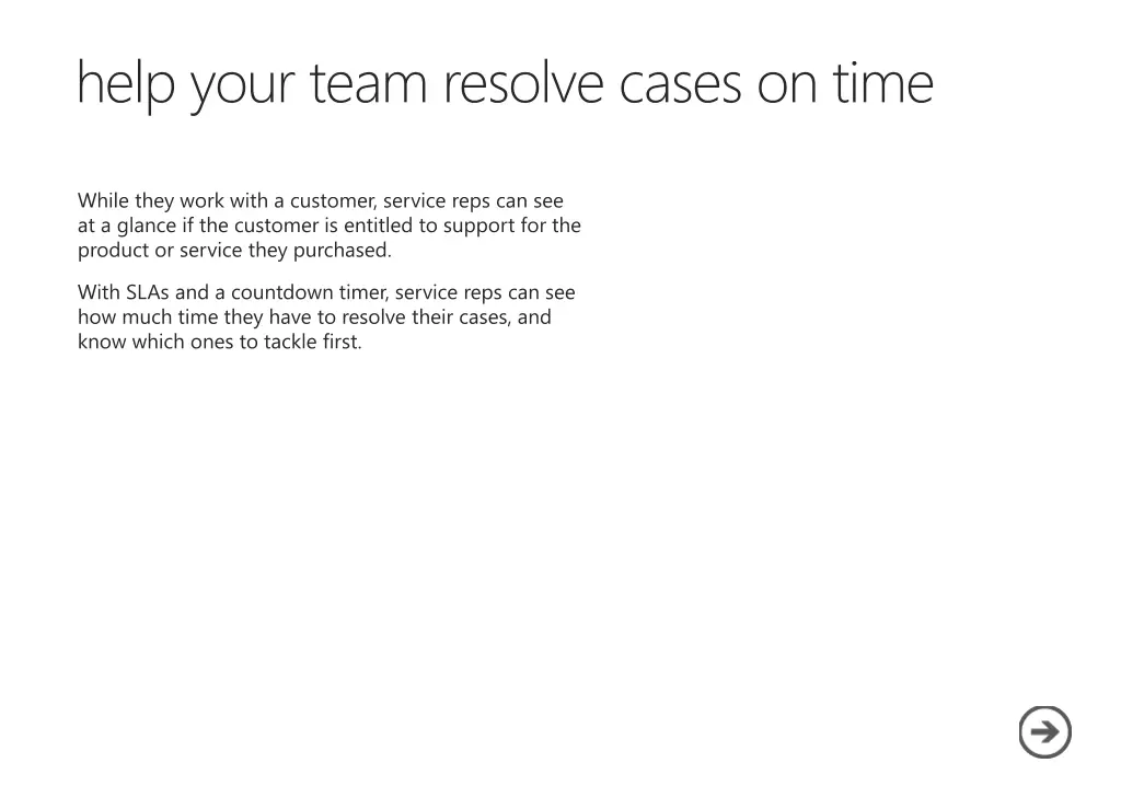 help your team resolve cases on time