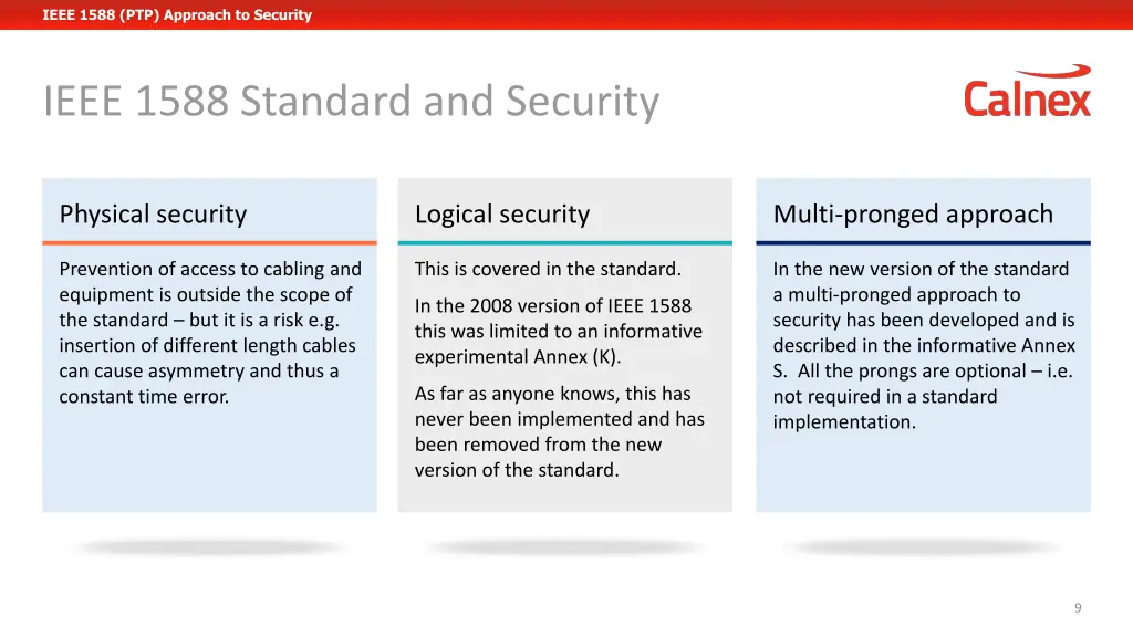 ieee 1588 ptp approach to security