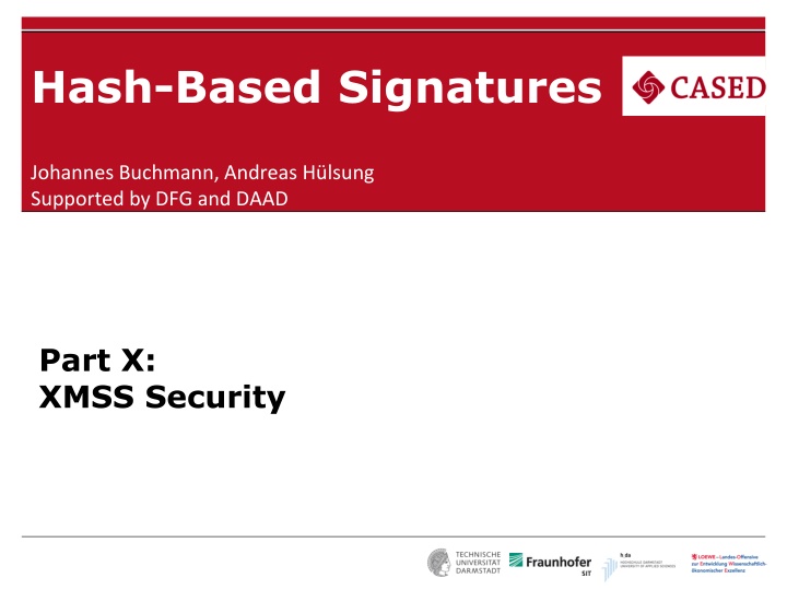 hash based signatures