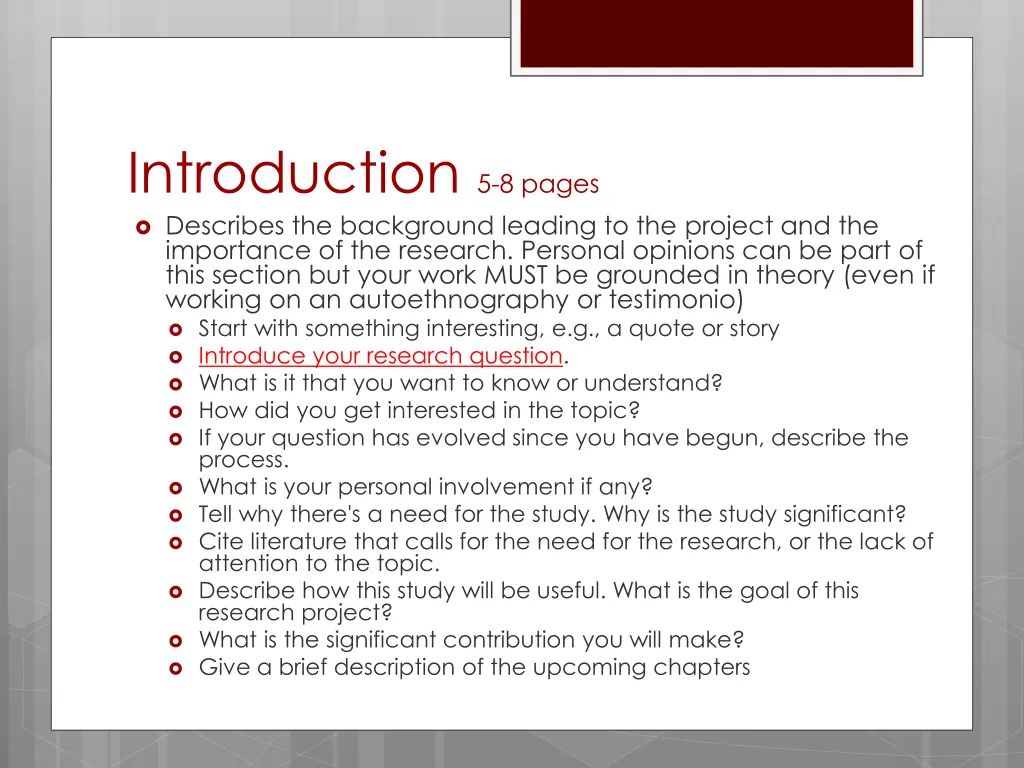 introduction 5 8 pages describes the background
