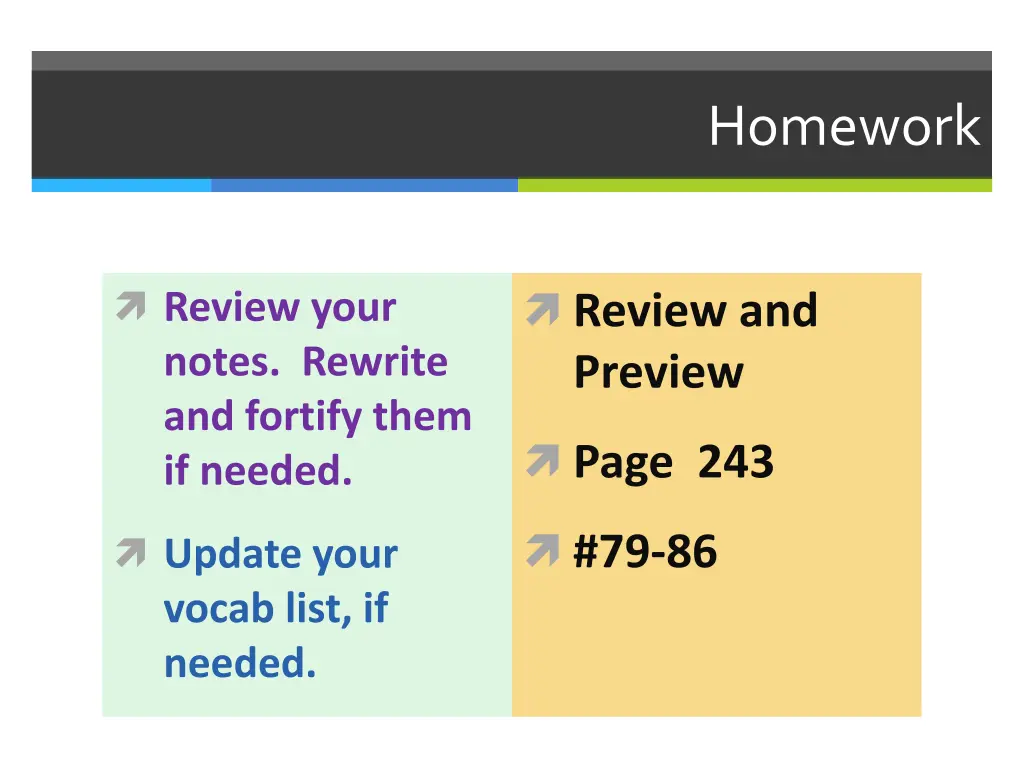 homework