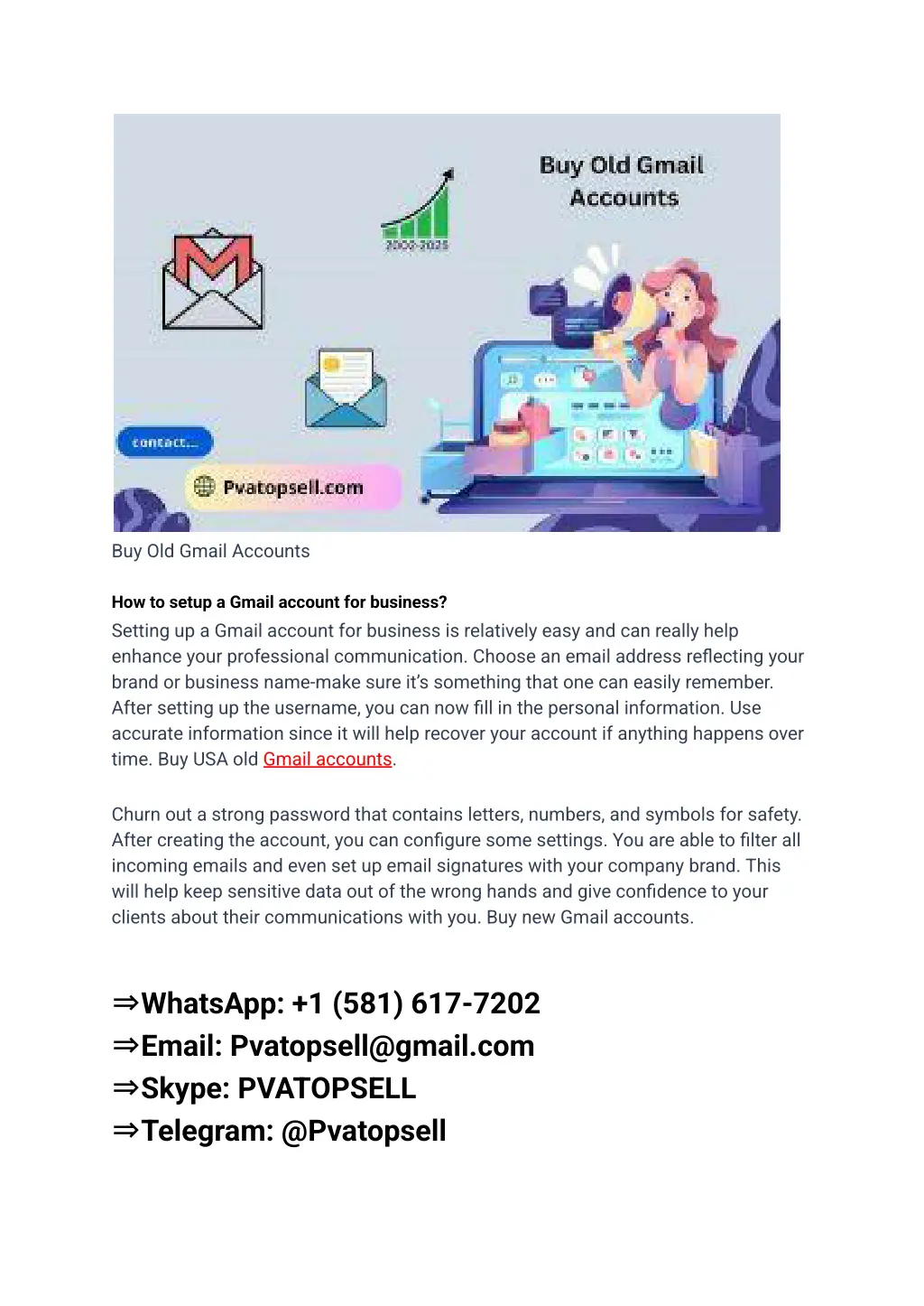 buy old gmail accounts 1