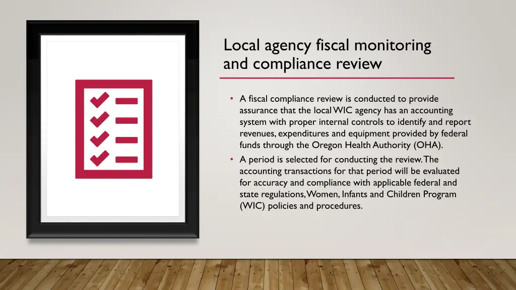 local agency fiscal monitoring and compliance 1