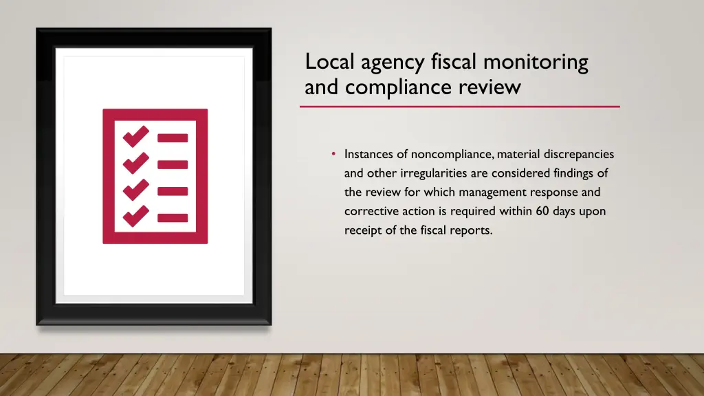 local agency fiscal monitoring and compliance 2