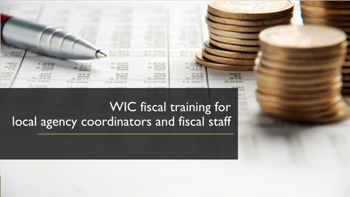 wic fiscal training for