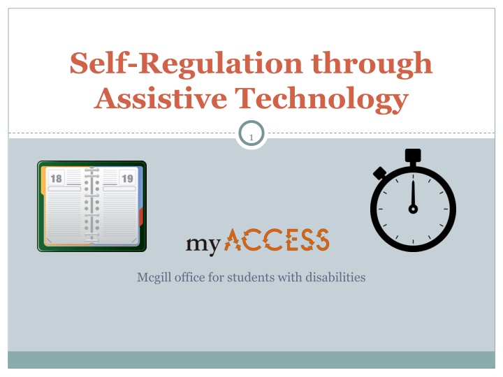self regulation through assistive technology