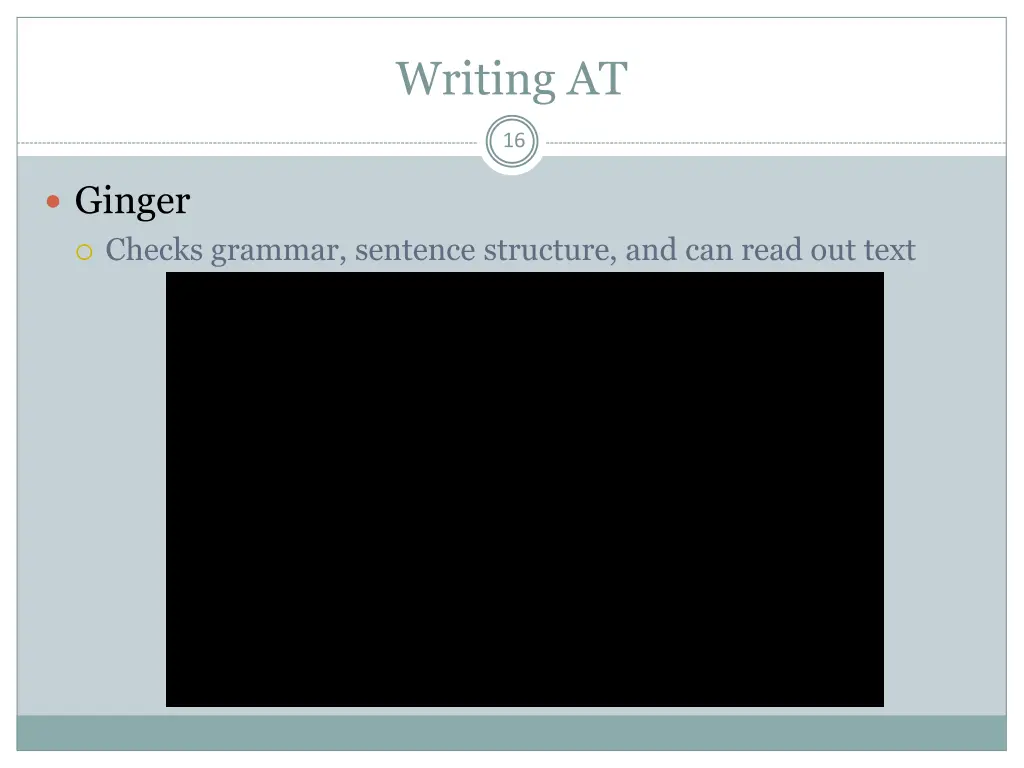 writing at