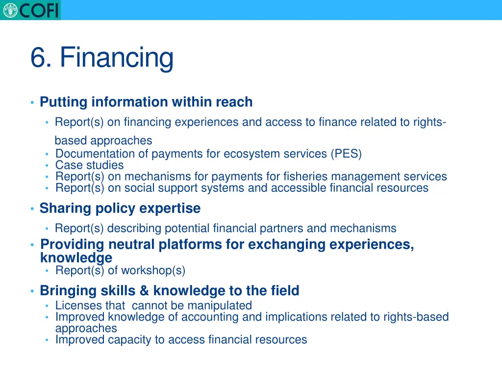 6 financing