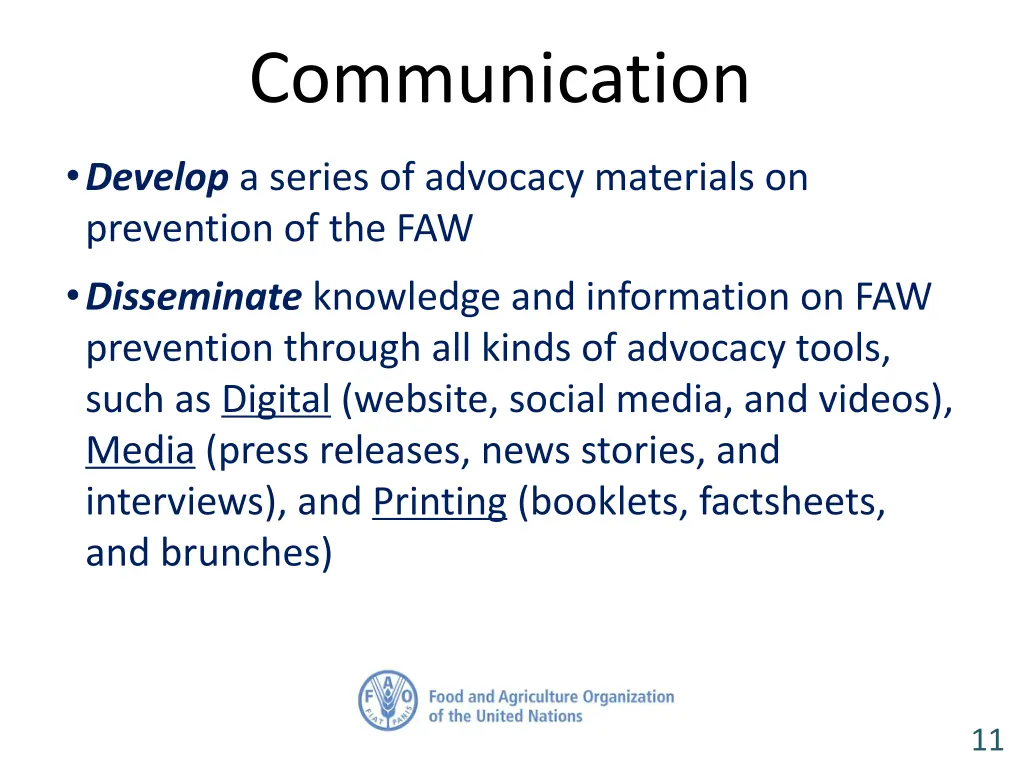 communication