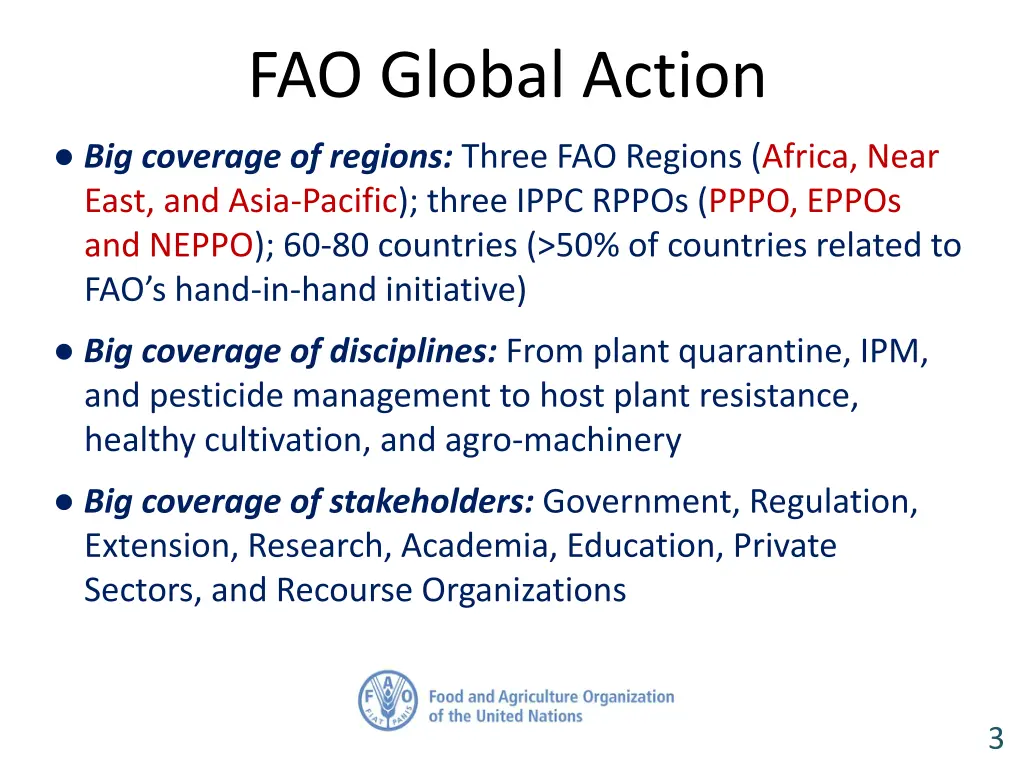 fao global action