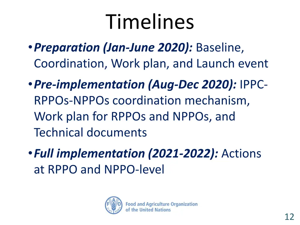 timelines