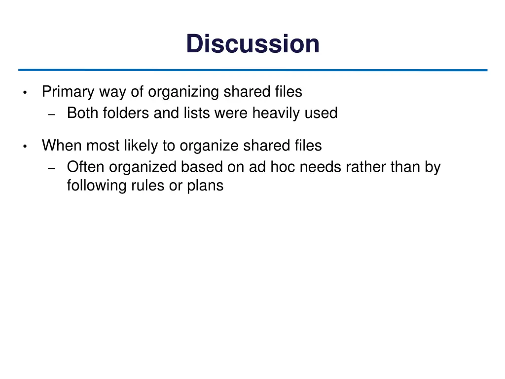 discussion