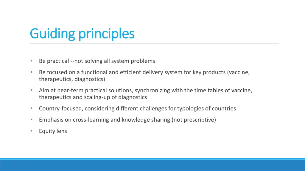 guiding principles guiding principles
