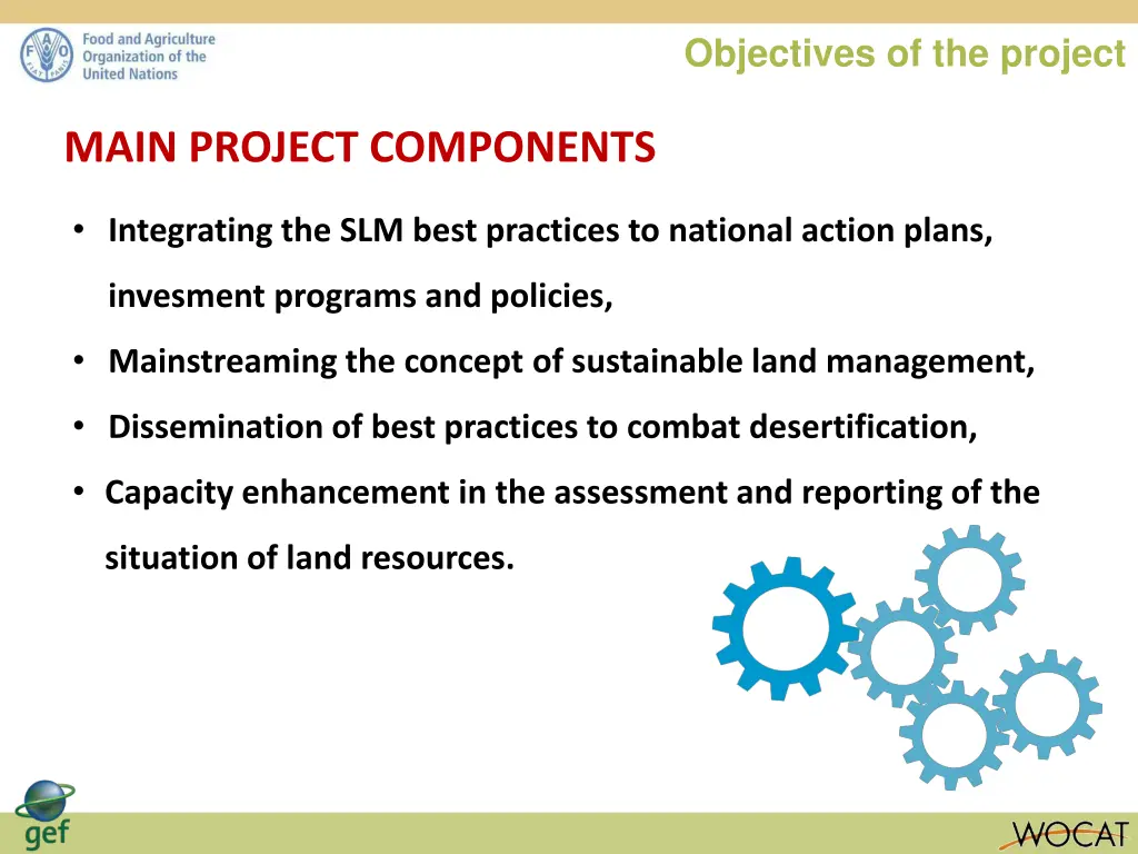 objectives of the project