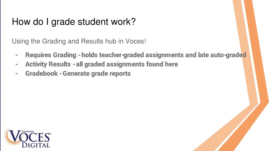 how do i grade student work